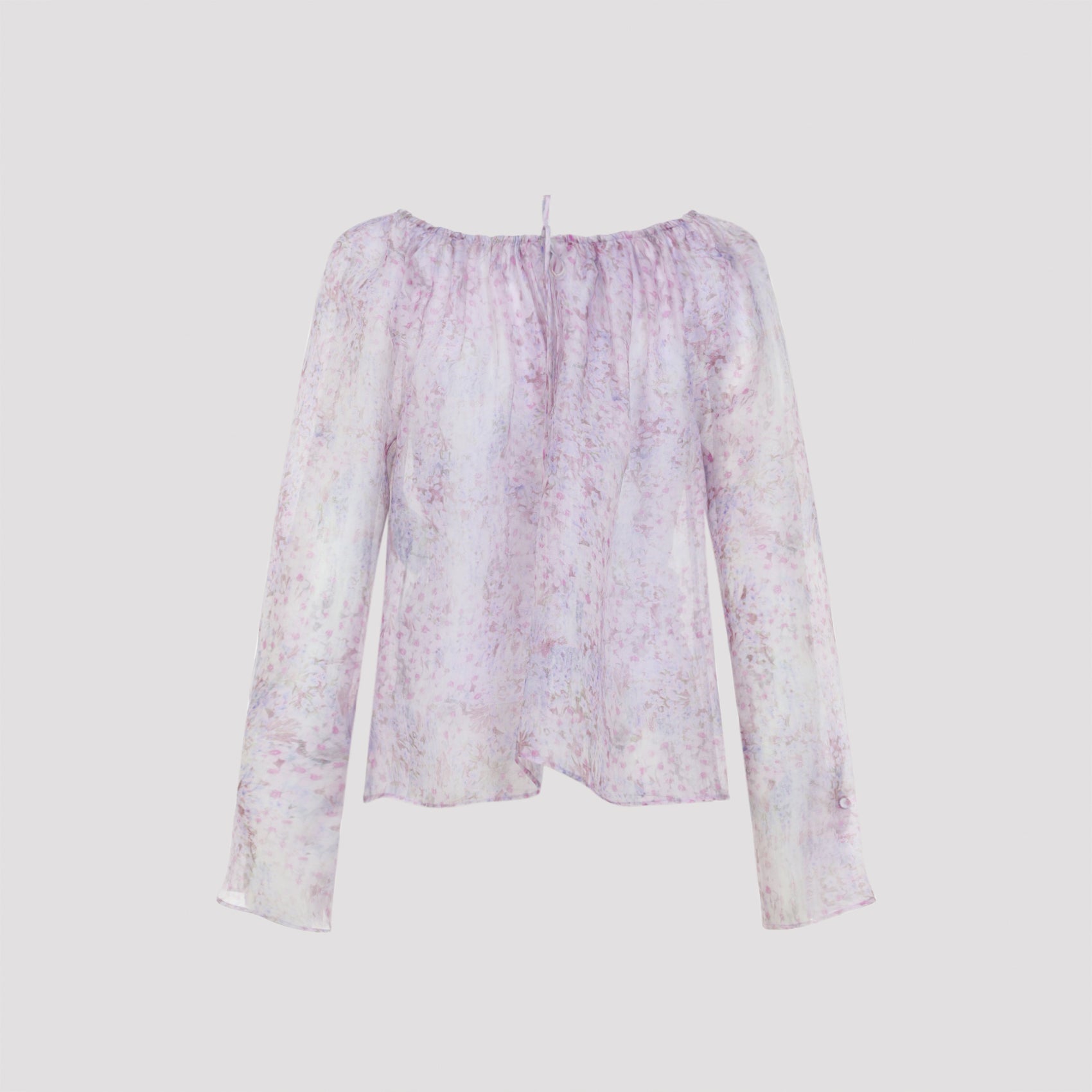 Alberta Ferretti Printed Organza Blouse Women ALBERTA FERRETTI