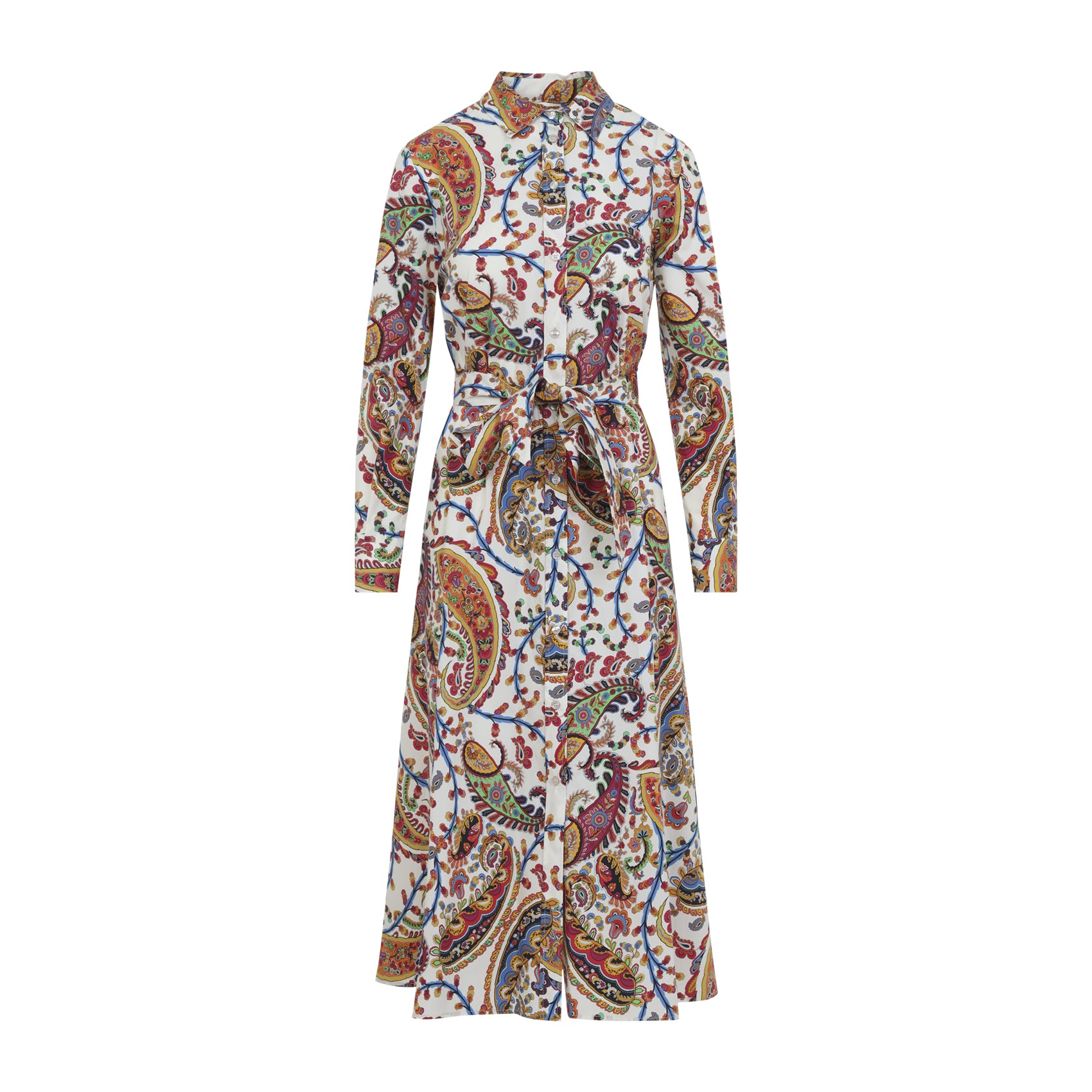 Etro Belted Midi Dress Women ETRO