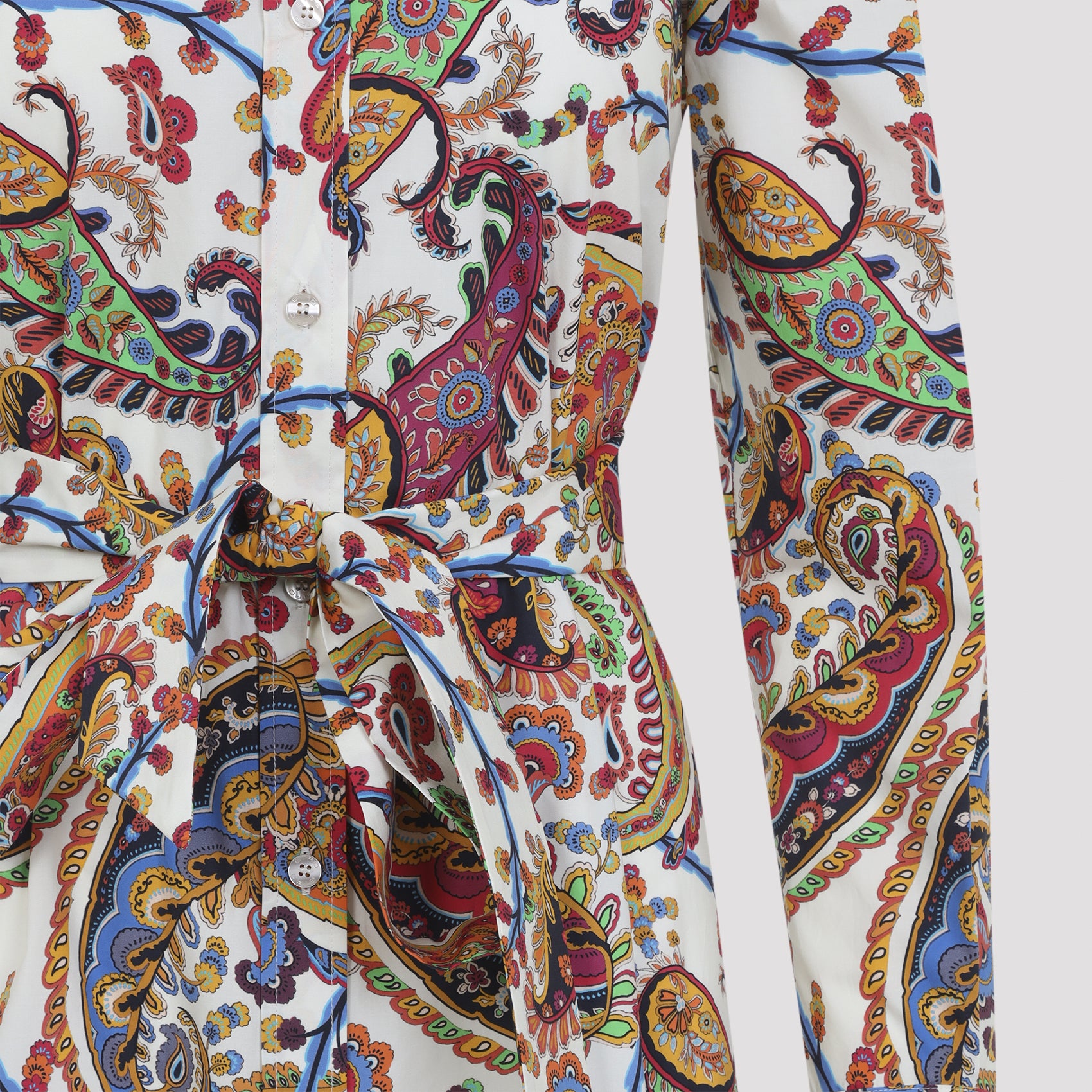 Etro Belted Midi Dress Women ETRO