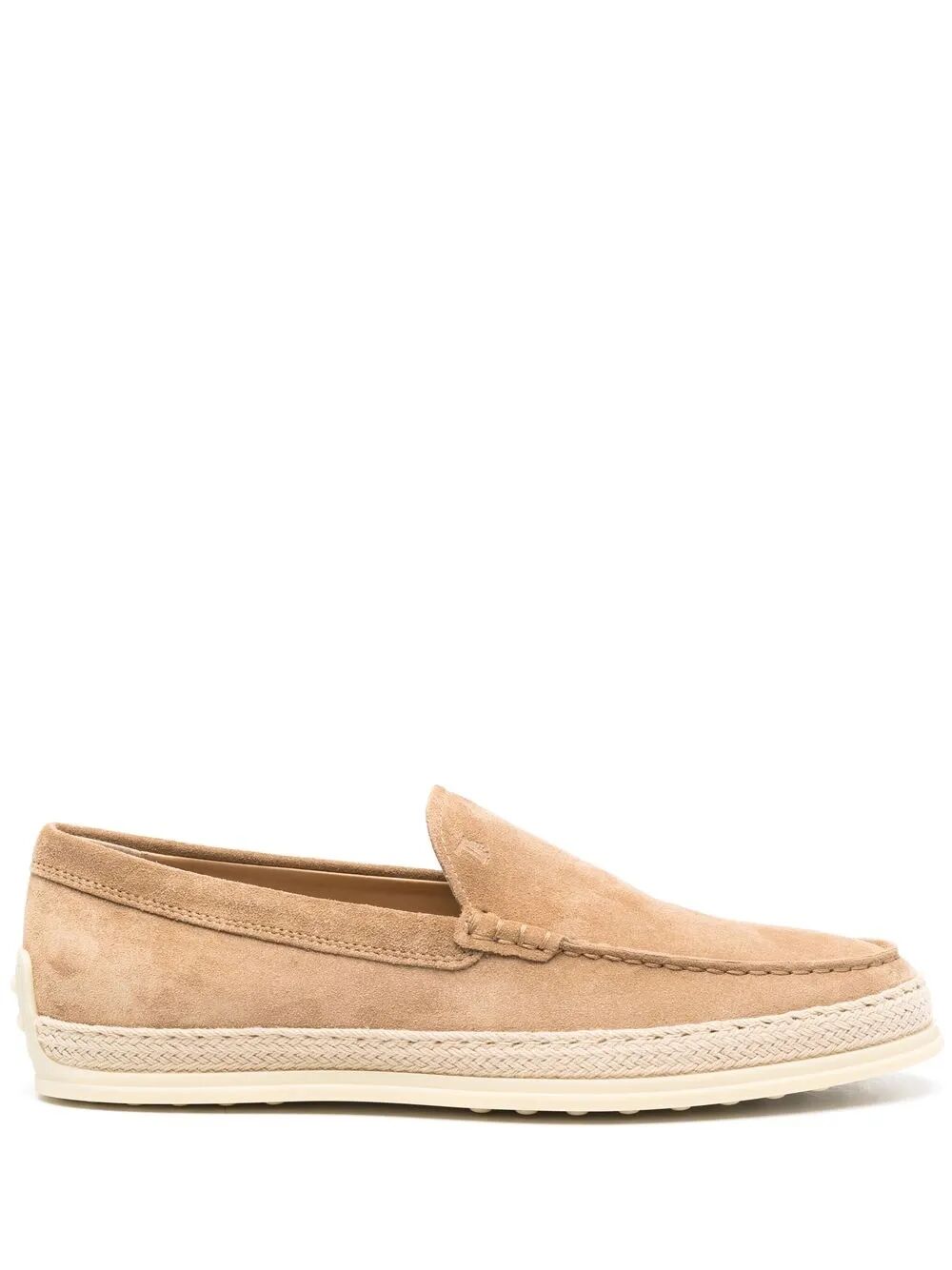 Tod's Men Cord Weaving Slip-On Suede Loafers TOD'S