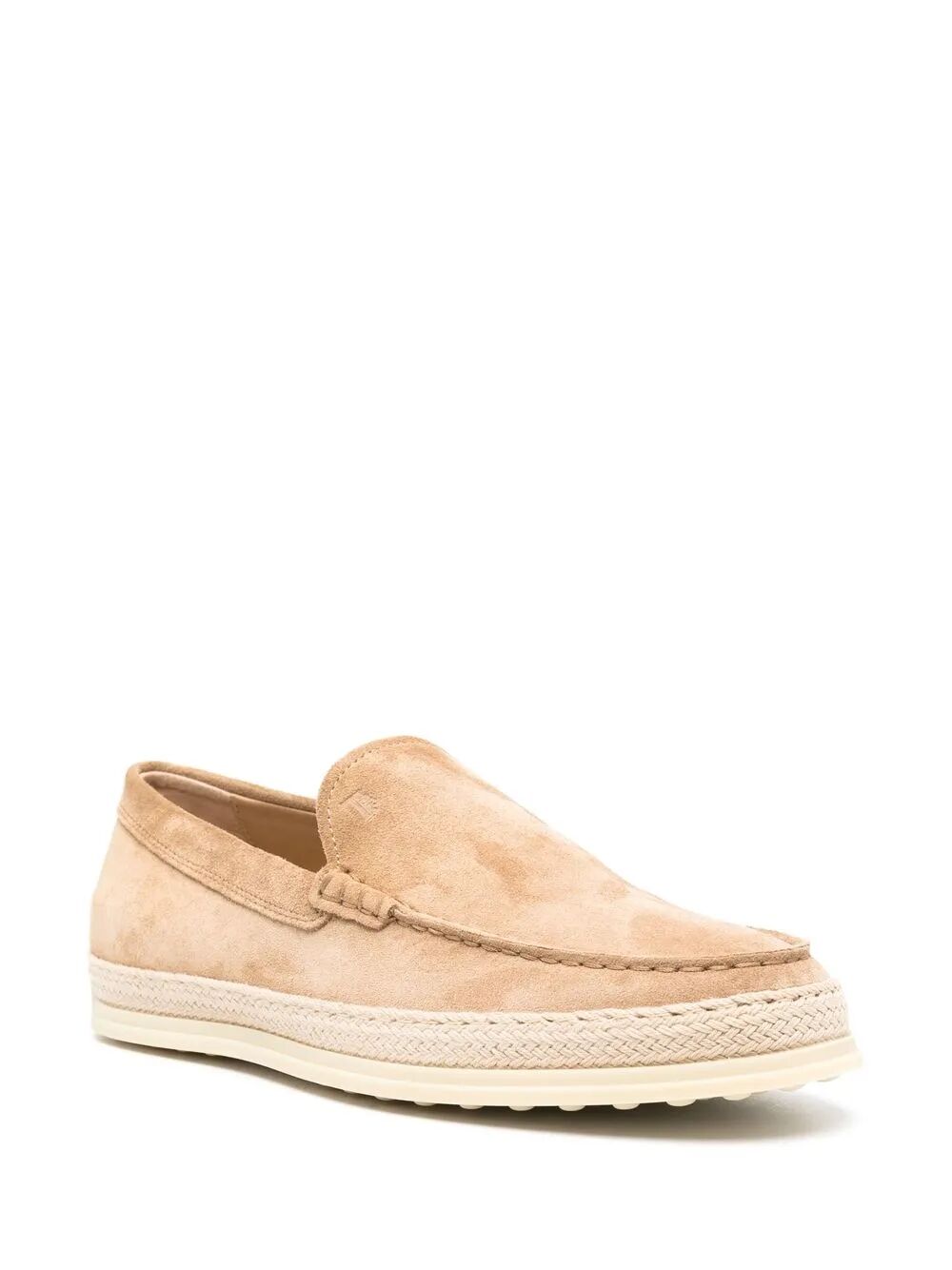 Tod's Men Cord Weaving Slip-On Suede Loafers TOD'S