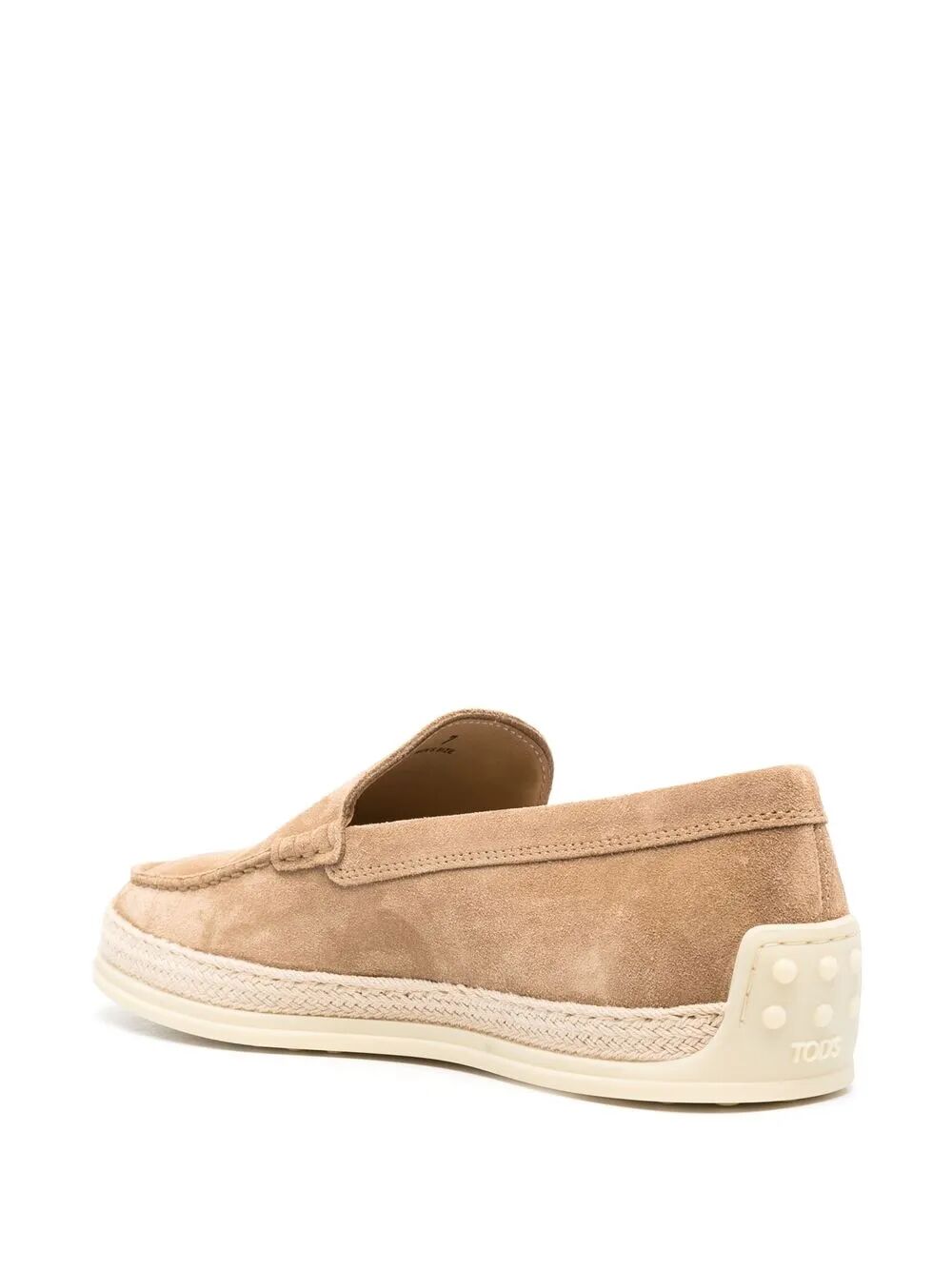 Tod's Men Cord Weaving Slip-On Suede Loafers TOD'S