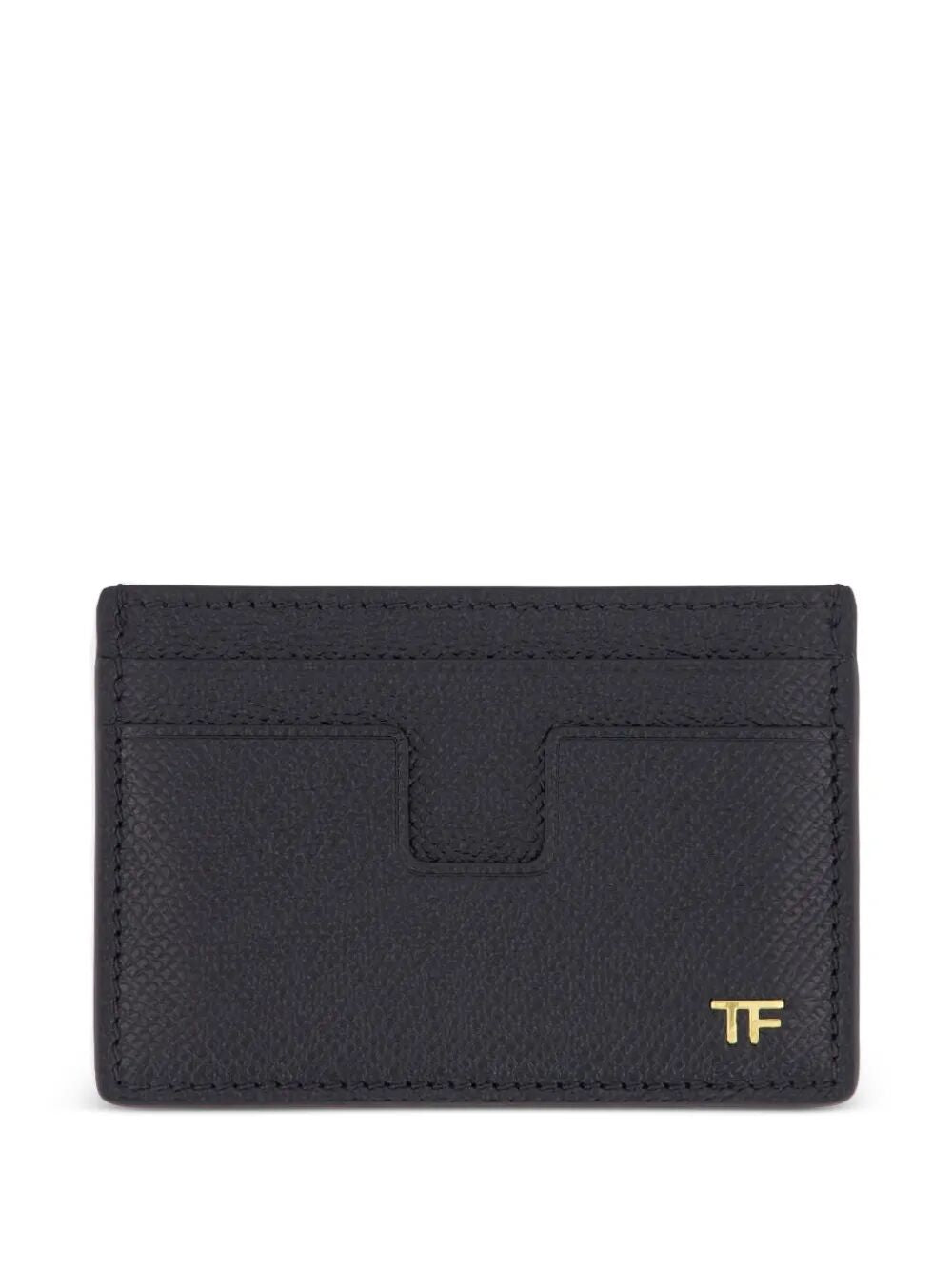 Tom Ford Men Grained Leather Classic Card Holder TOM FORD