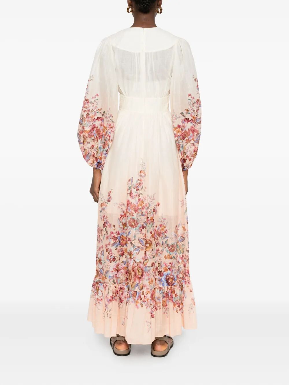 Zimmermann Women Awaken Plunge Maxi Dress With Separate Slip ZIMMERMANN