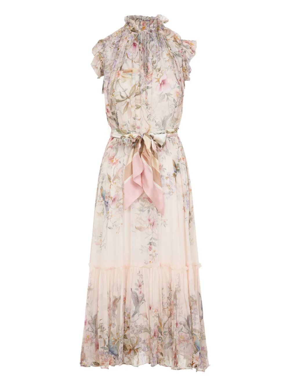 Zimmermann Women Rebellion Flutter Midi Dress ZIMMERMANN