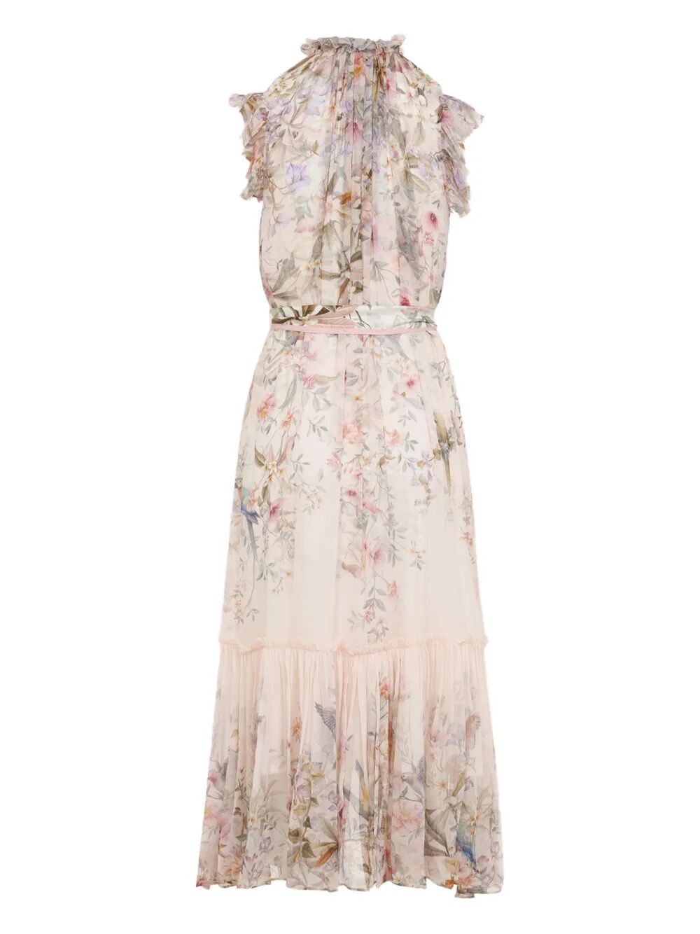 Zimmermann Women Rebellion Flutter Midi Dress ZIMMERMANN