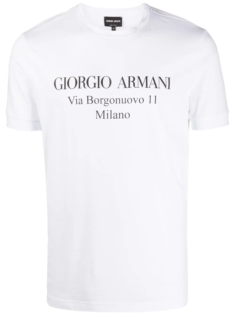 Giorgio Armani Men Borgonuovo 11 Cotton Jersey T-Shirt GIORGIO ARMANI