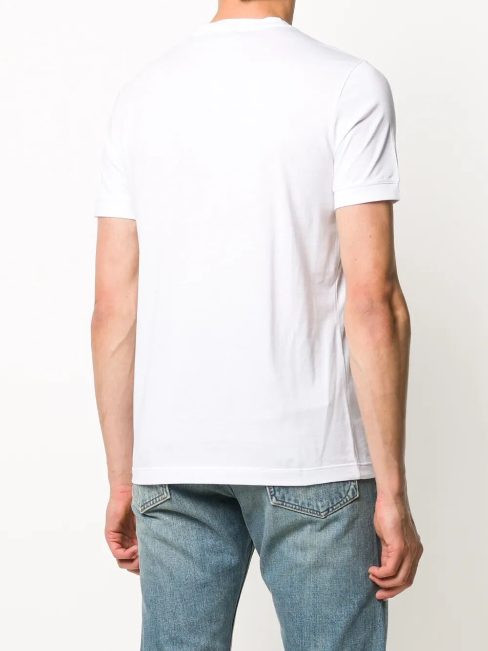 Giorgio Armani Men Borgonuovo 11 Cotton Jersey T-Shirt GIORGIO ARMANI