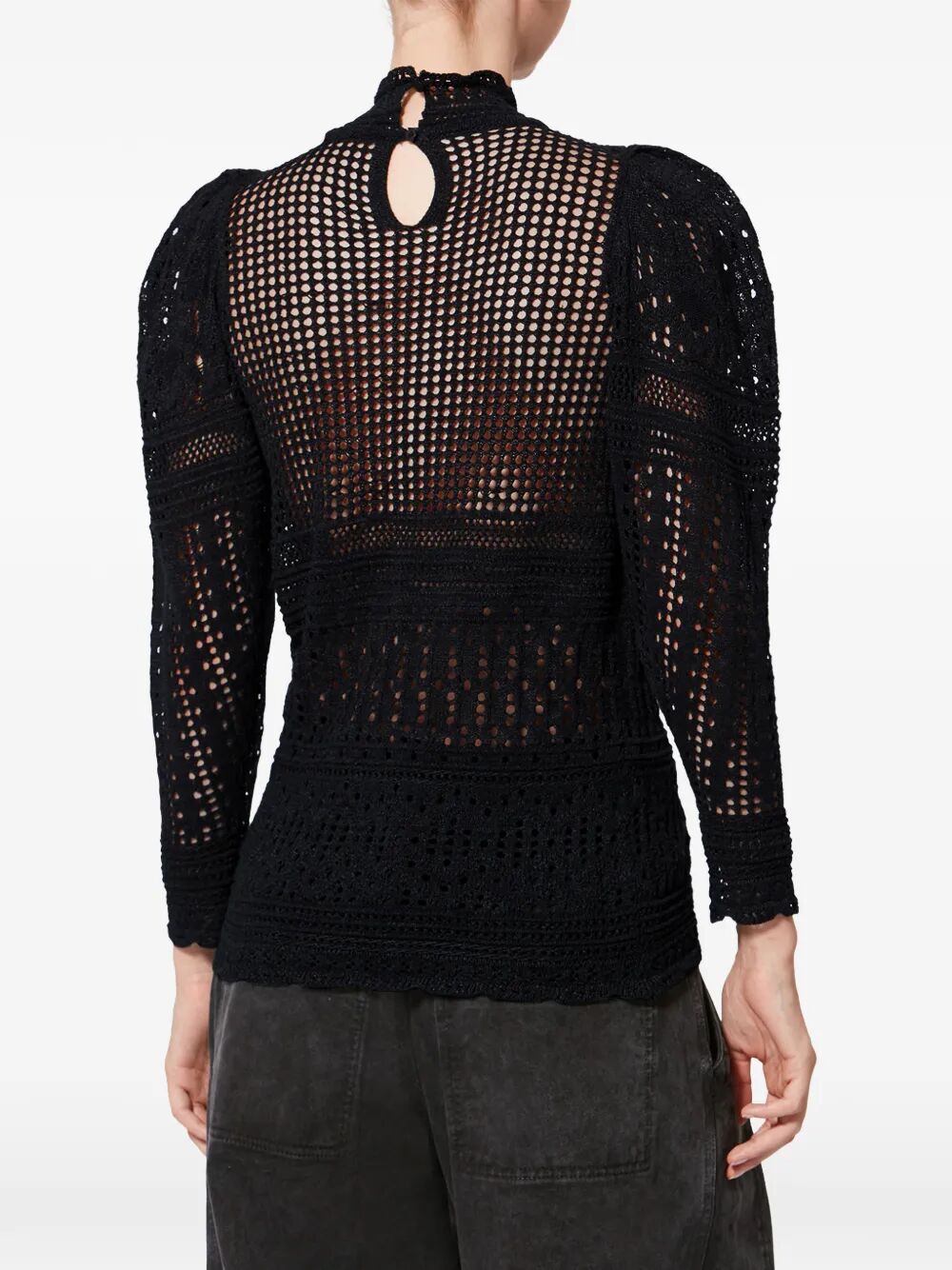 Isabel Marant Women Dahara Openwork Cotton Sweater ISABEL MARANT