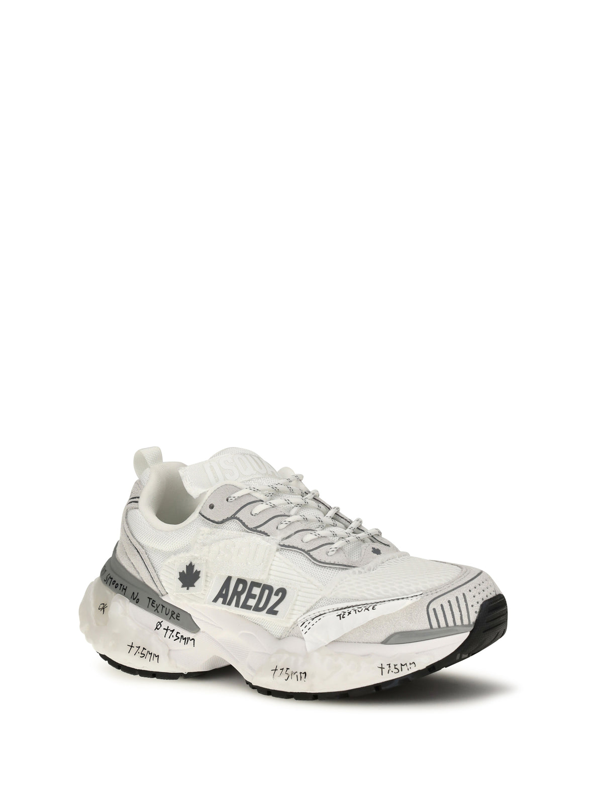 Dsquared2 Men Faster Sneakers With Patches DSQUARED2