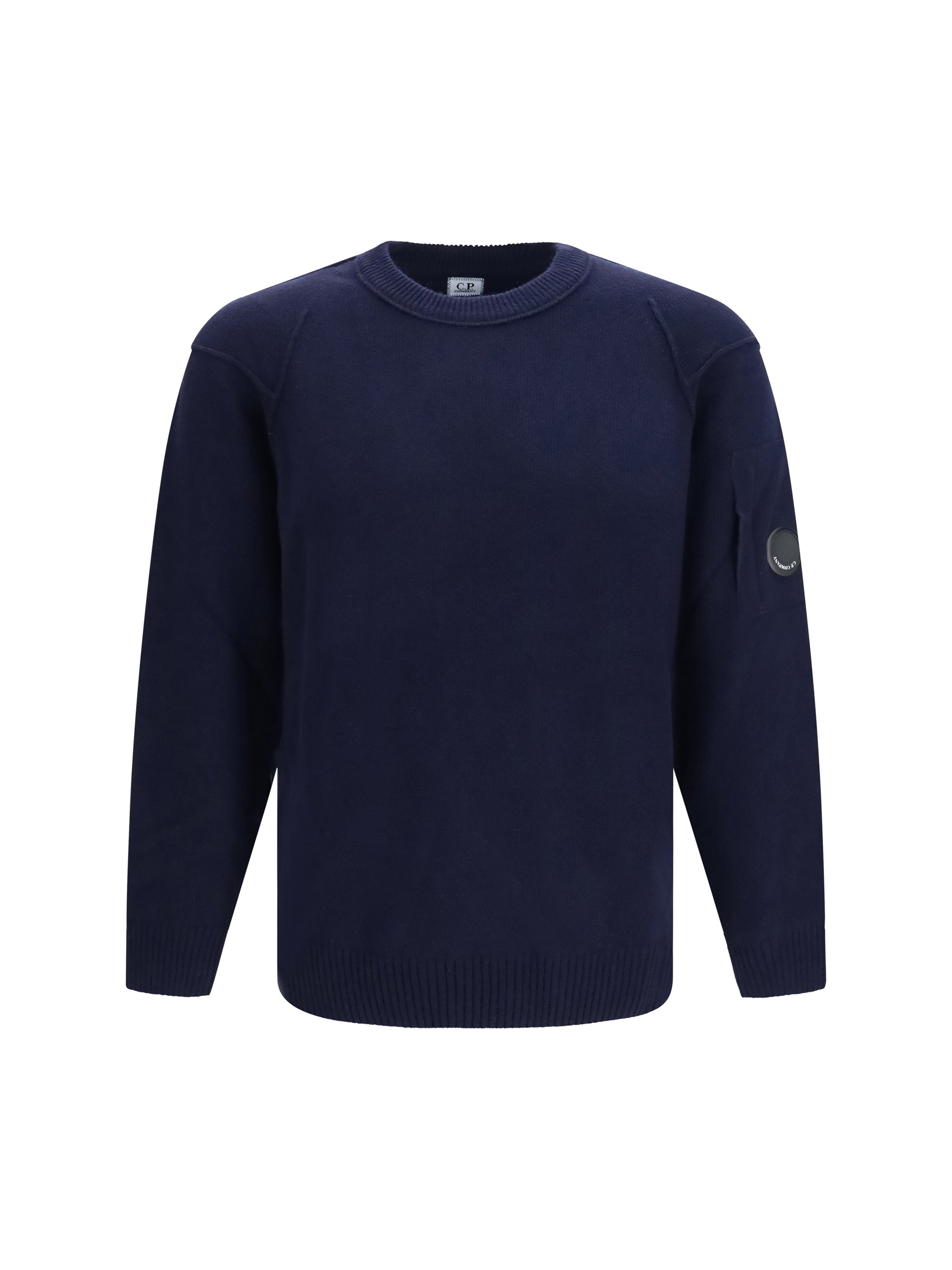 C.P. Company Men Grs Lambswool Crewneck Sweater C.P. COMPANY
