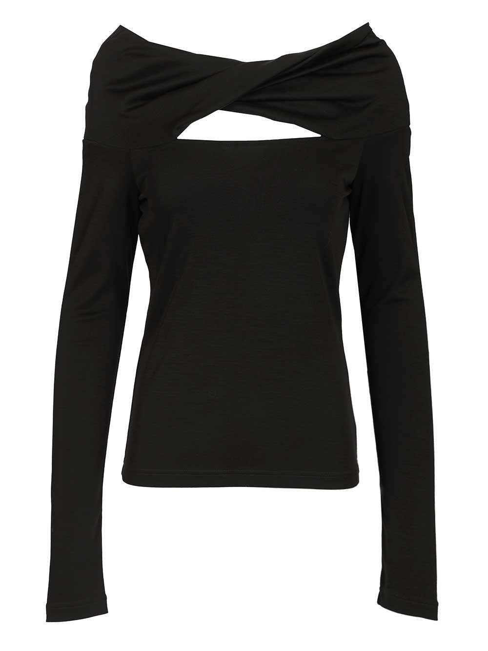 Max Mara Women Orafo Off-Shoulder Top In Virgin Wool MAX MARA