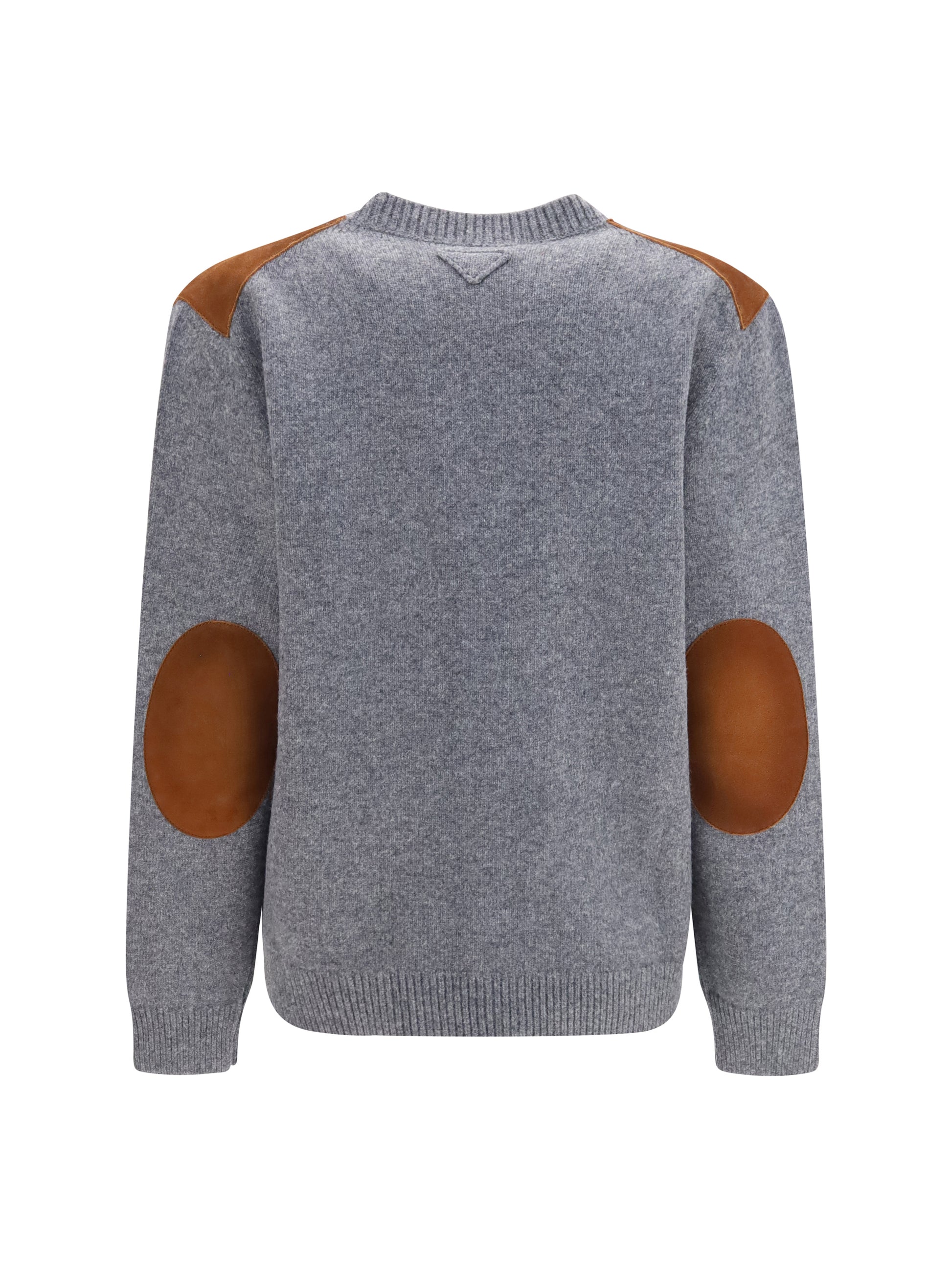Prada Women Suede And Wool Cardigan PRADA
