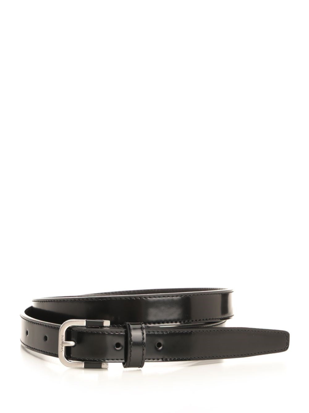 Saint Laurent Men Brushed Leather Belt SAINT LAURENT