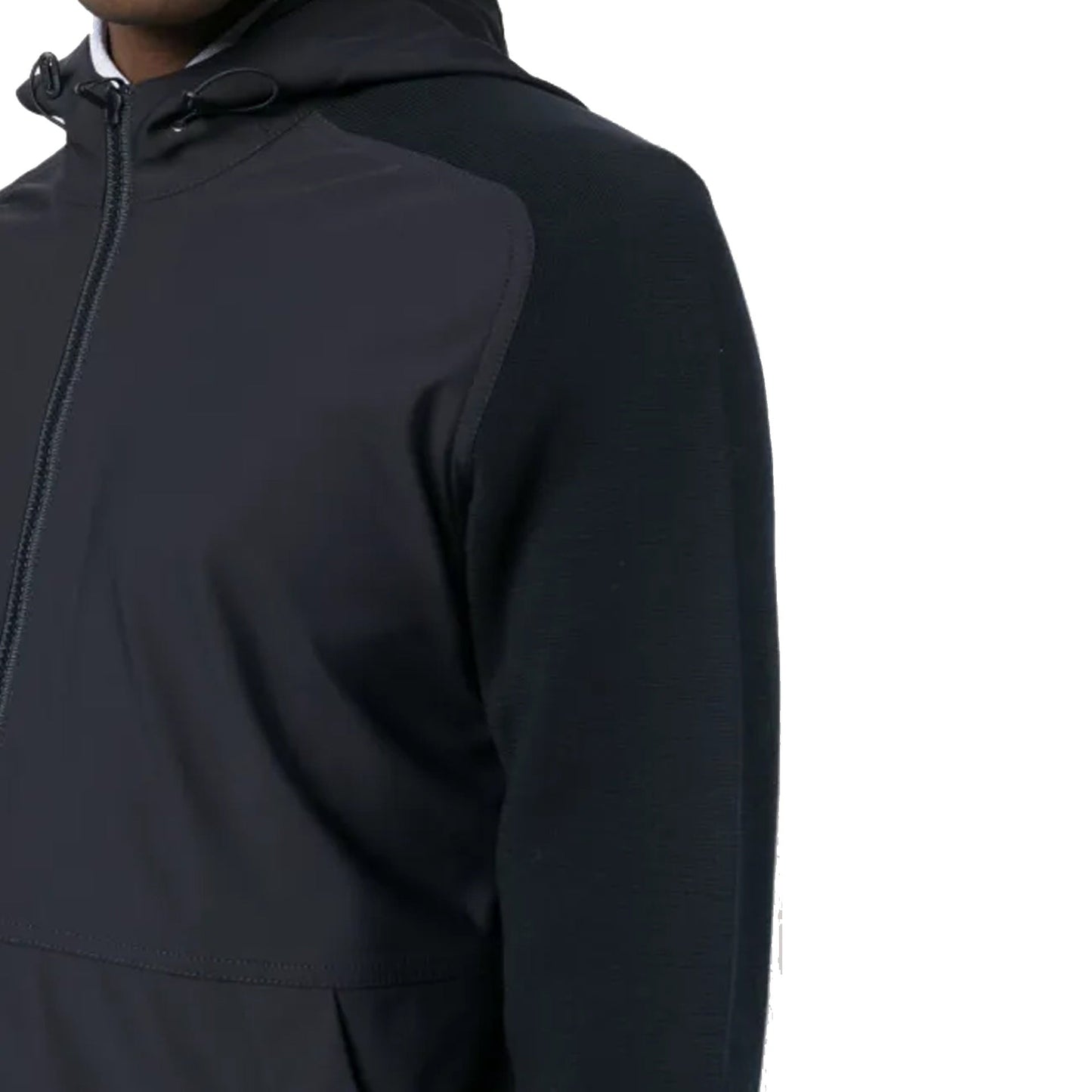 Herno Knit-Sleeve Hooded Jacket Men HERNO