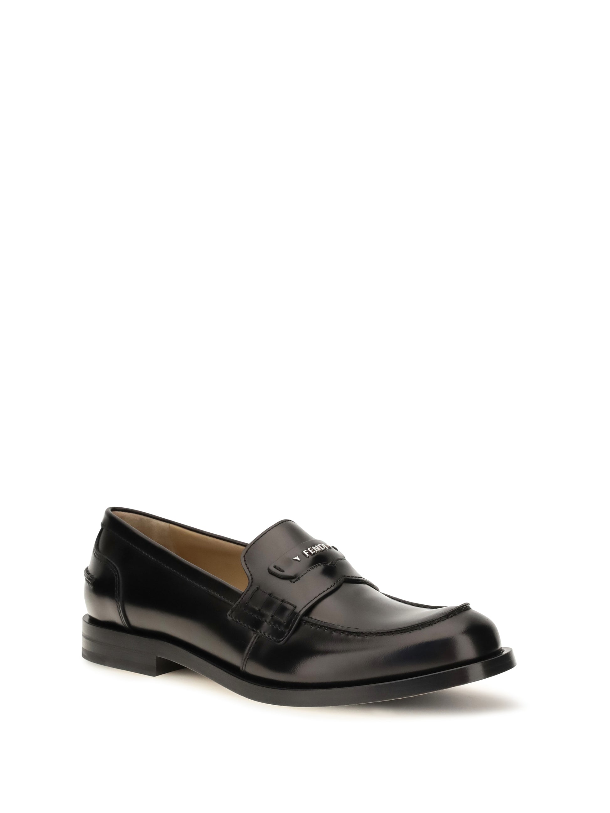 Fendi Men Ateneo Calfskin Loafers FENDI