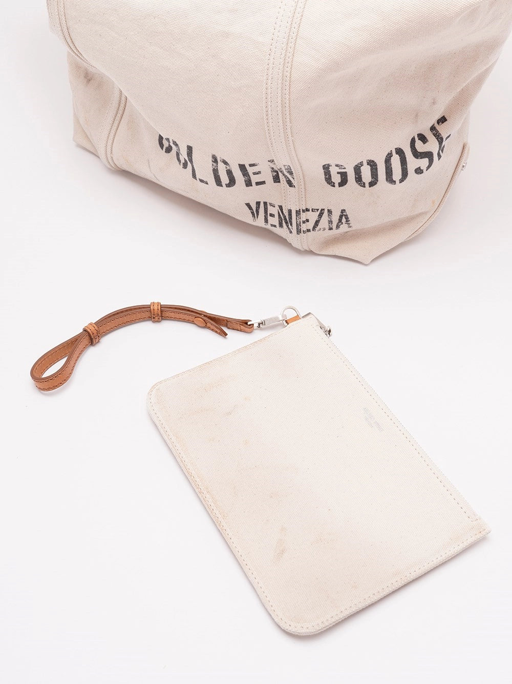 Golden Goose Women `24.7 Ew` Canvas Shopping Bag GOLDEN GOOSE