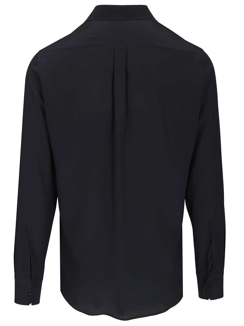 Dolce & Gabbana Men Formal Shirt In Silk Crepe De Chine DOLCE & GABBANA