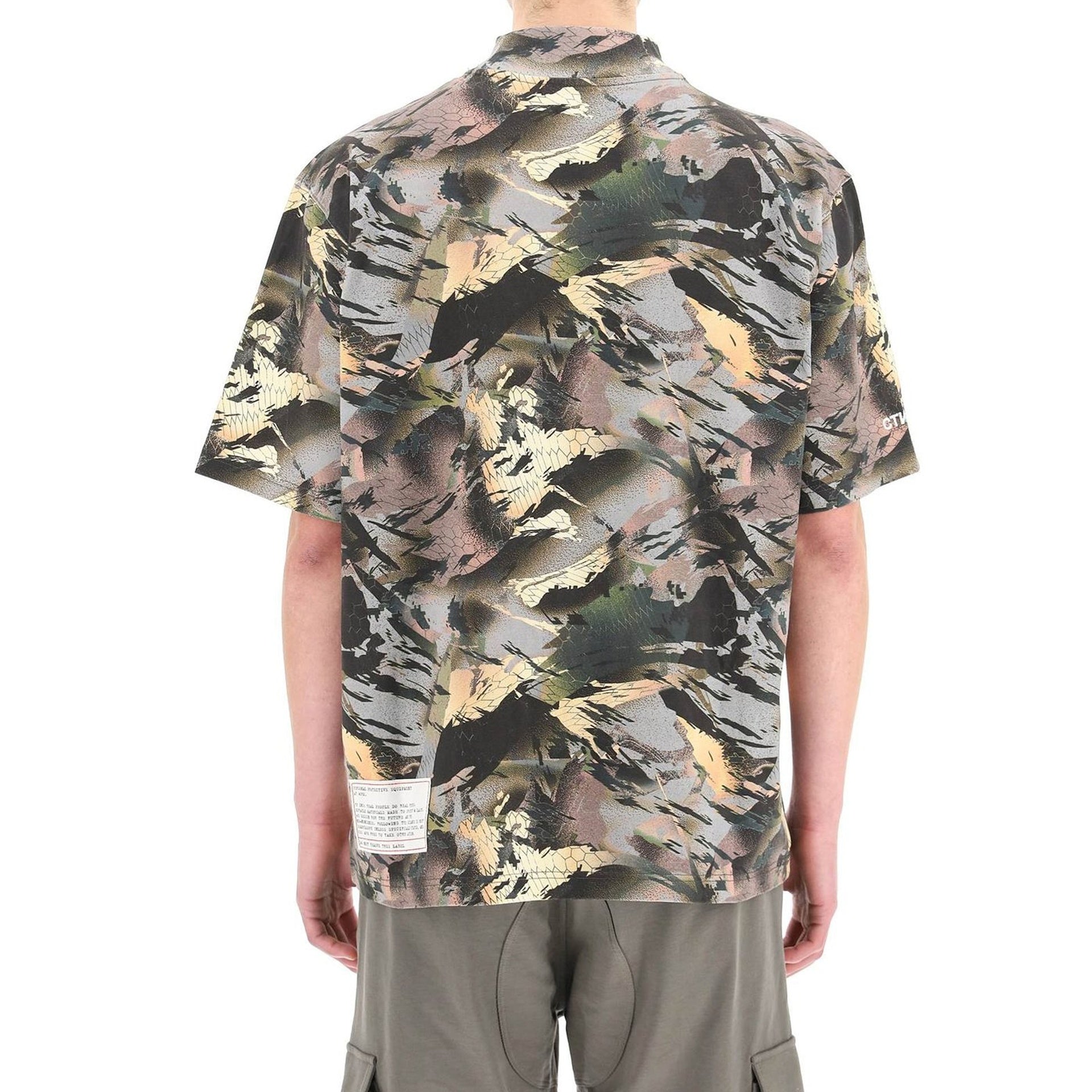 Heron Preston Camouflage Print T-Shirt Men HERON PRESTON