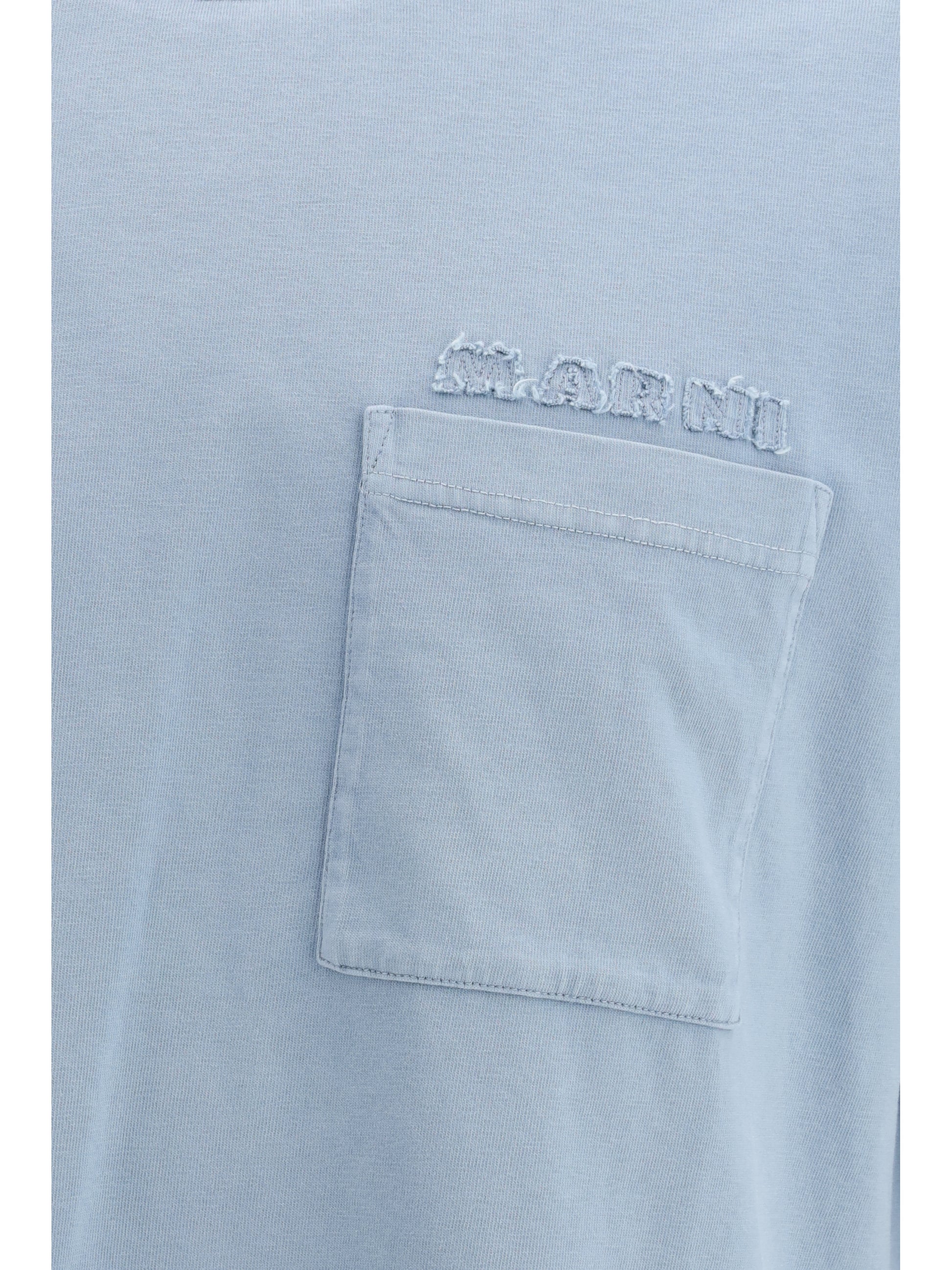Marni Men Cotton Jersey T-Shirt With Chest Pocket MARNI
