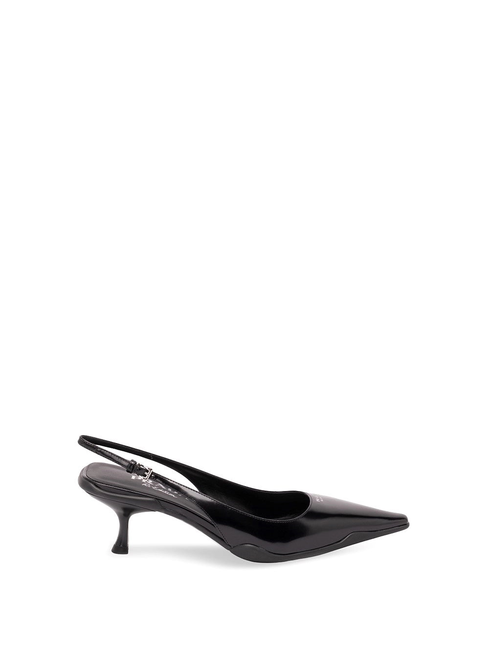 Prada Women Brushed Leather Slingback Pumps PRADA