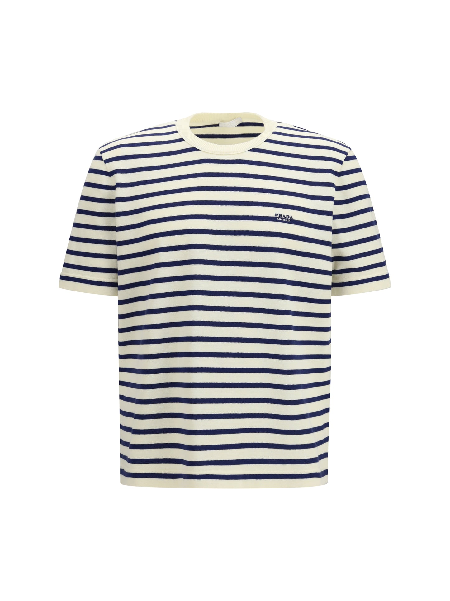 Prada Men Short-Sleeve Cotton Sweater PRADA
