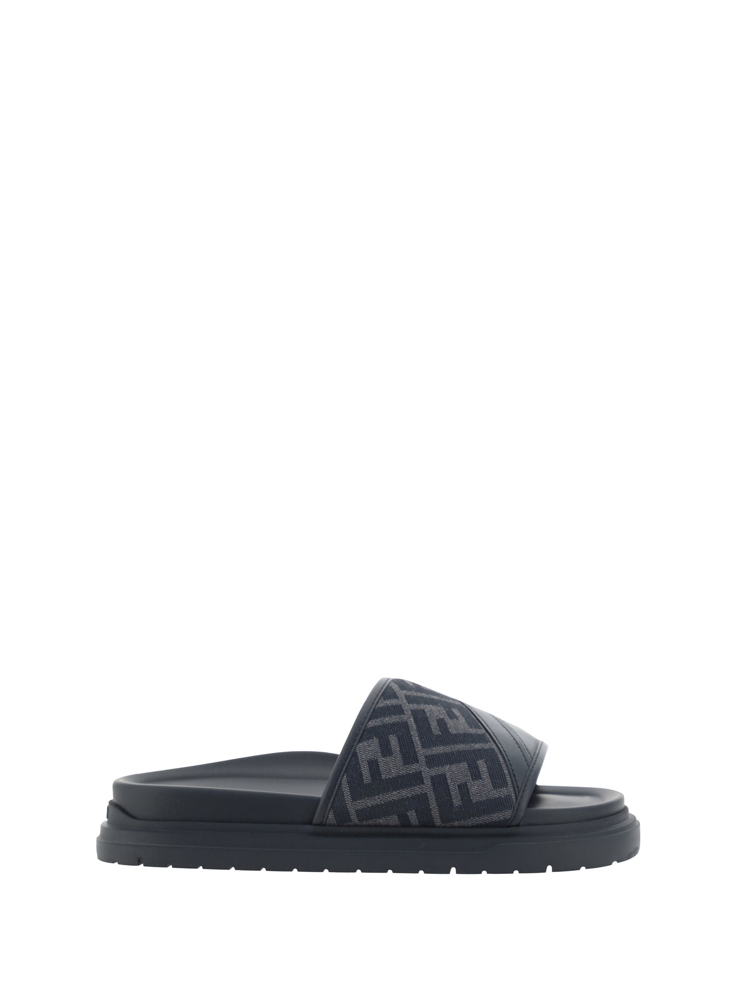 Fendi Men Slide Diagonal Sandals FENDI