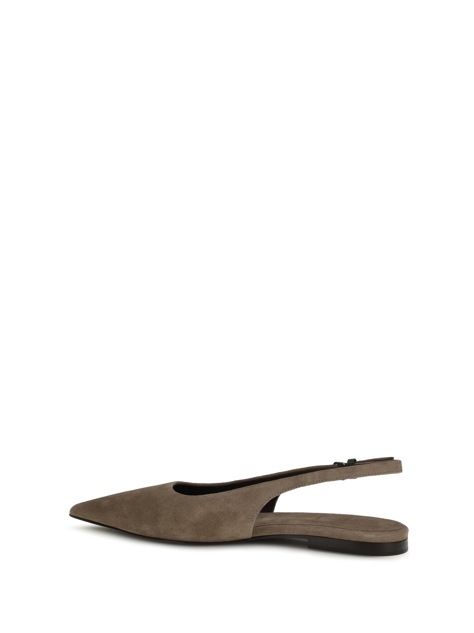 Brunello Cucinelli Women Suede Ballerinas BRUNELLO CUCINELLI
