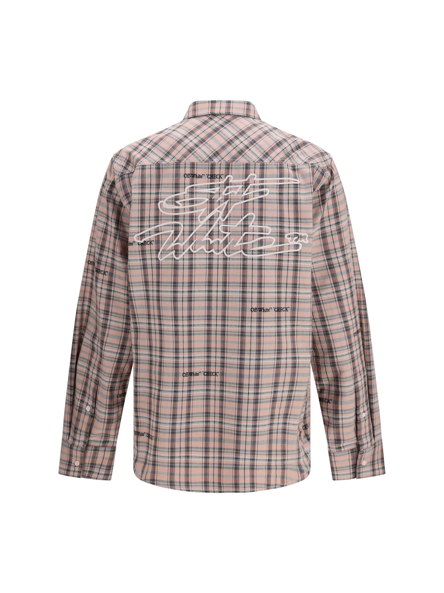 Off-White Men Flannel Shirt OFF-WHITE