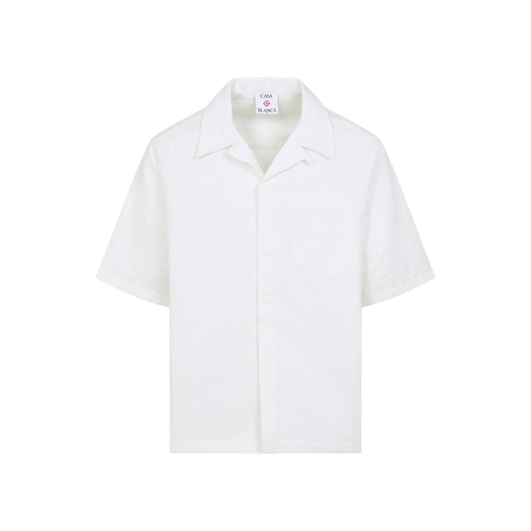 Casablanca Monogram Short Sleeves Shirt Men CASABLANCA