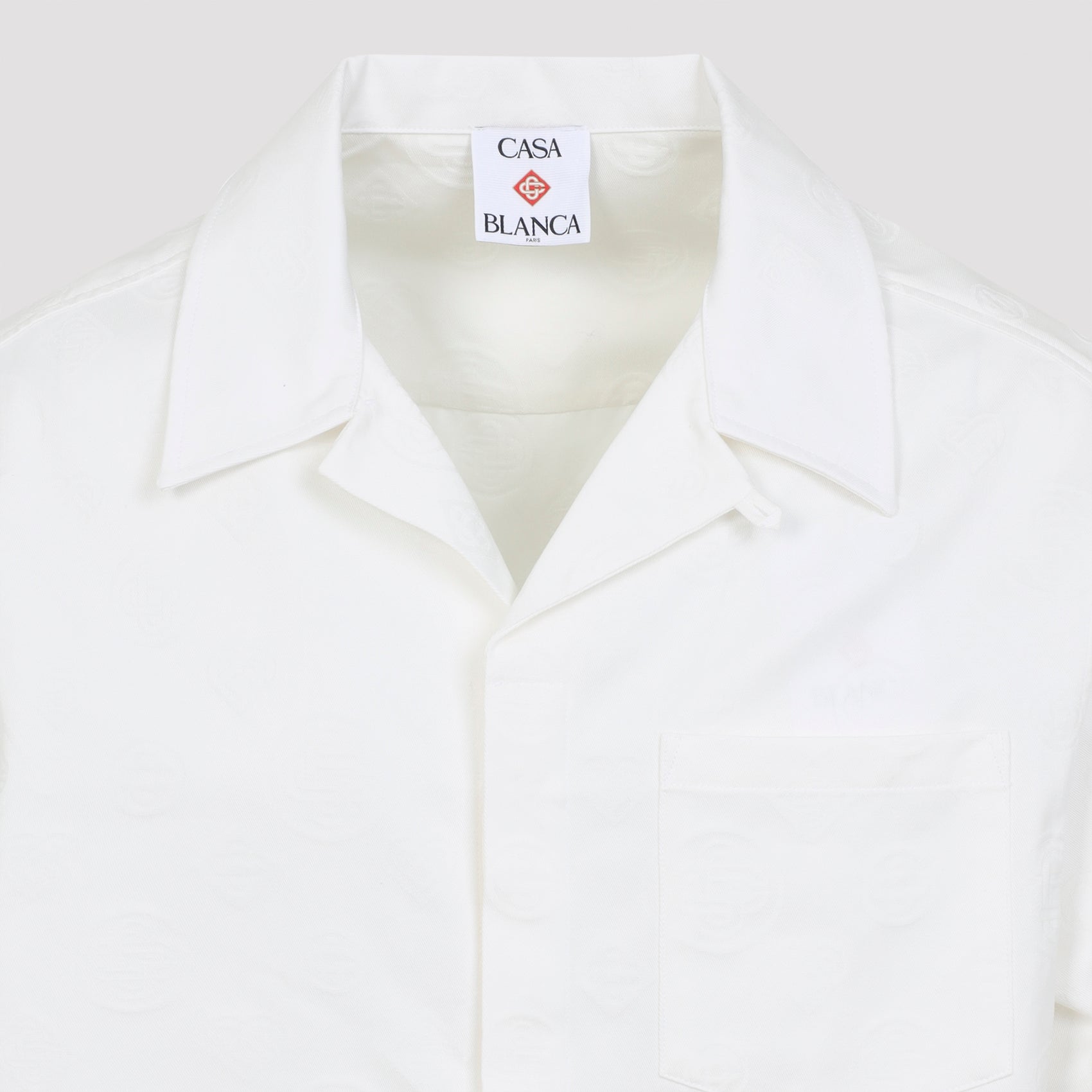 Casablanca Monogram Short Sleeves Shirt Men CASABLANCA
