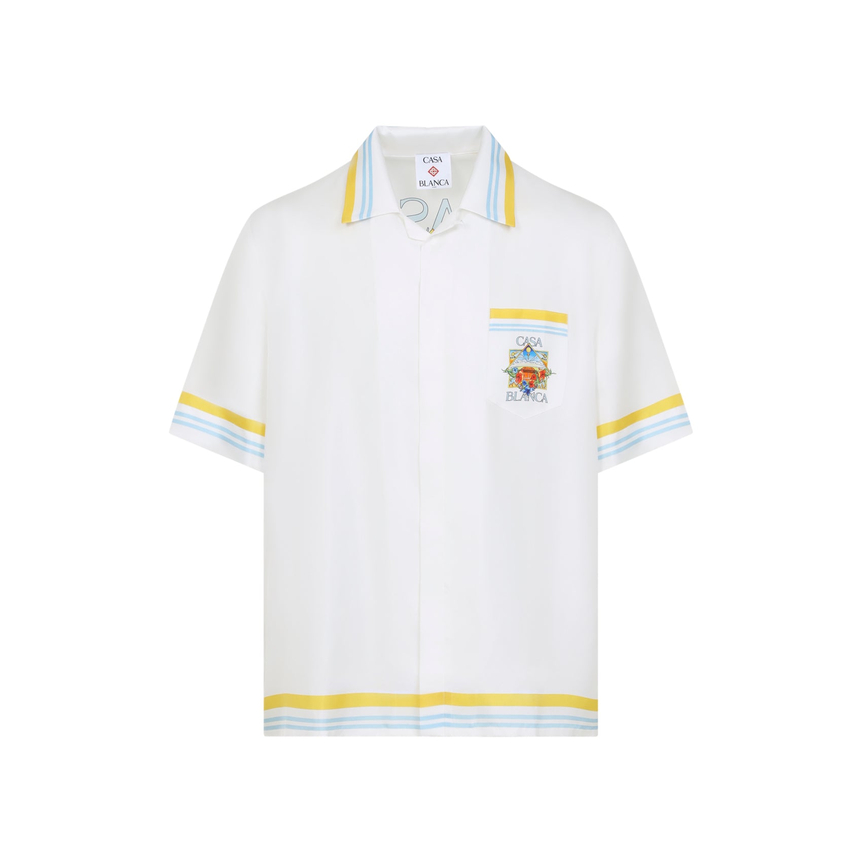 Casablanca Flower Court Icon Shirt Men CASABLANCA