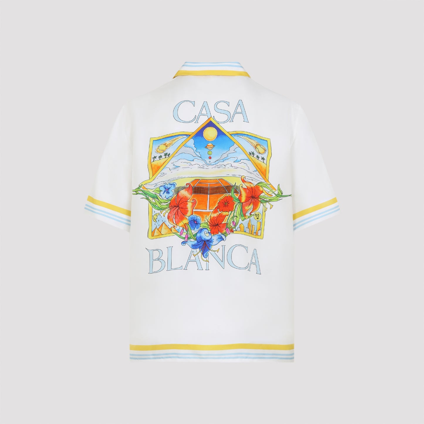Casablanca Flower Court Icon Shirt Men CASABLANCA