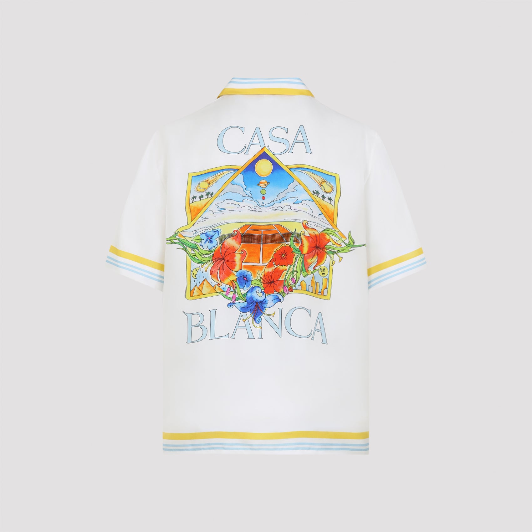 Casablanca Flower Court Icon Shirt Men CASABLANCA