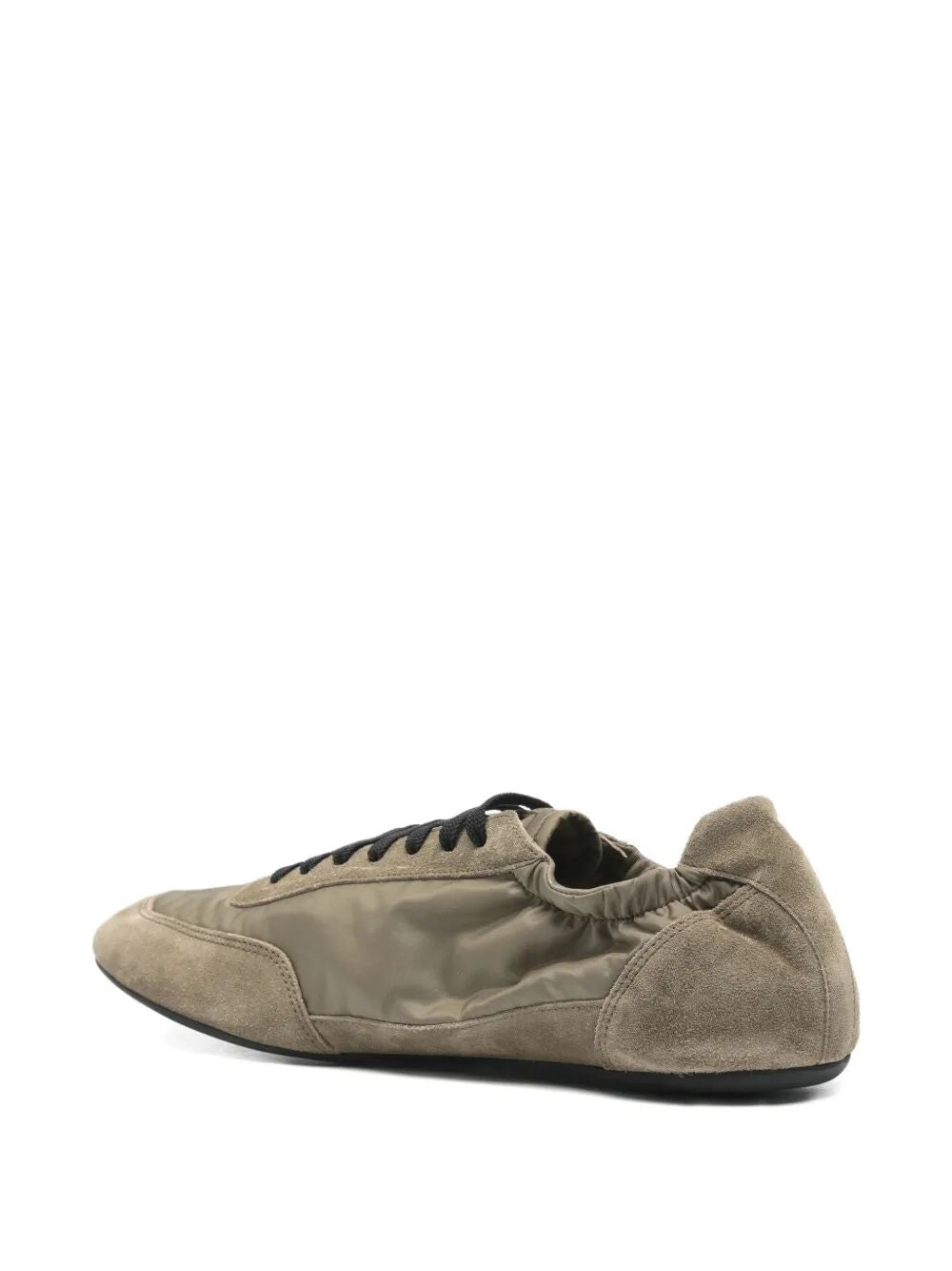 Prada Men Collapse Re-Nylon And Suede Elasticized Sneakers PRADA