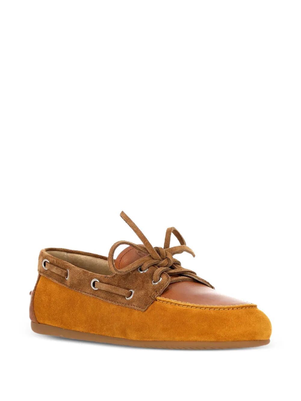 Miu Miu Women Suede Loafers With Laces MIU MIU