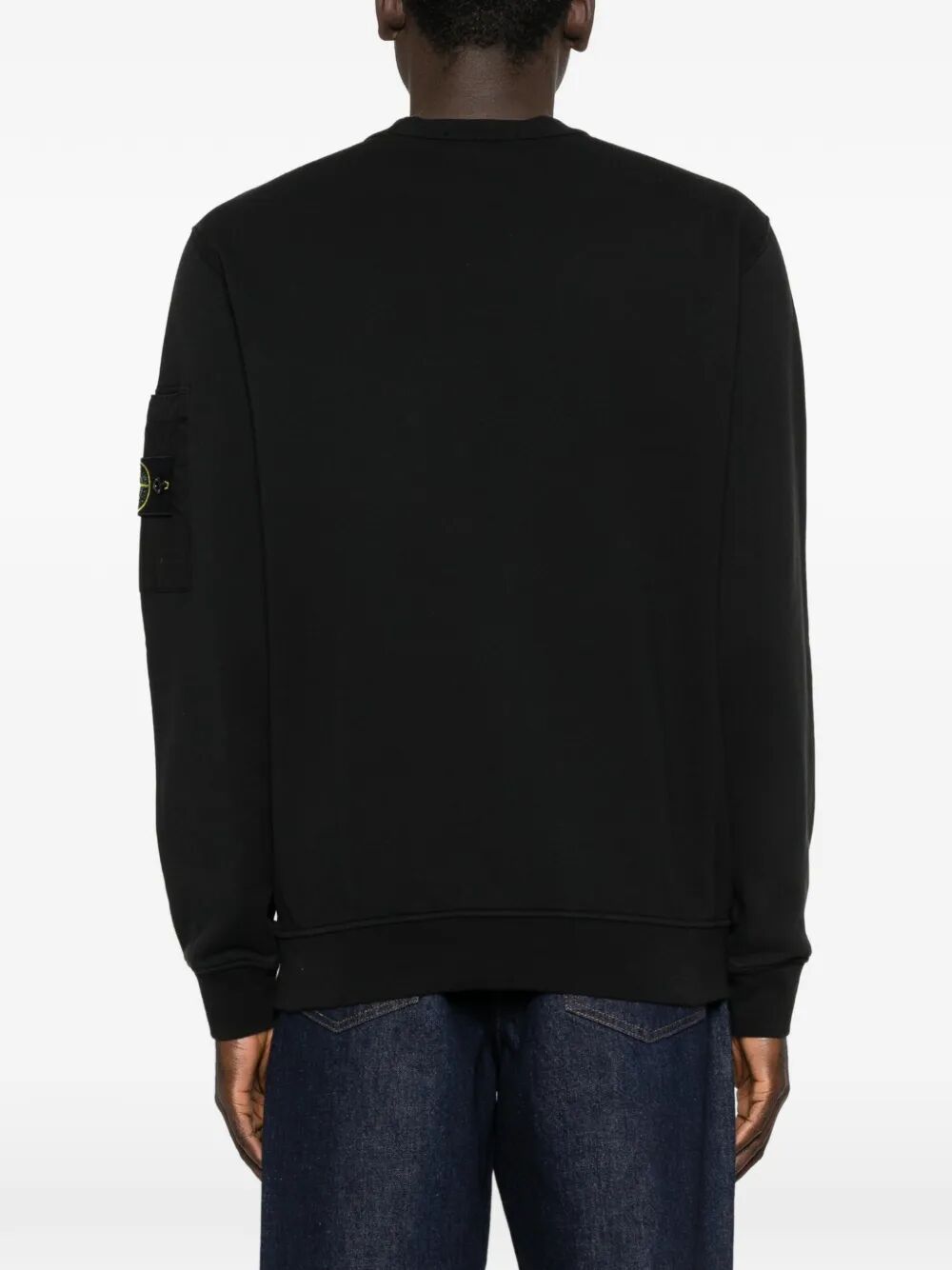 Stone Island Men Regular Fit Crewneck Midweight Sweatshirt With Pocket STONE ISLAND