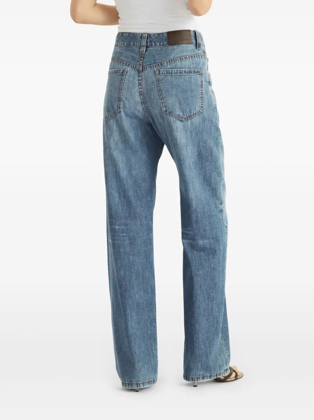 Brunello Cucinelli Women Lightweight Denim Contemporary Loose Jeans BRUNELLO CUCINELLI