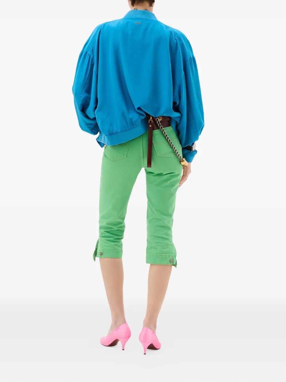 Versace Women Capri Denim Jeans VERSACE