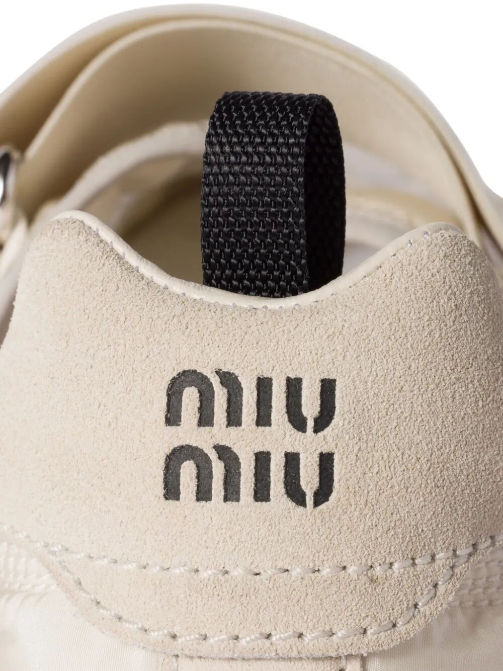 Miu Miu Women Tyre Technical Fabric And Suede Ballerinas MIU MIU