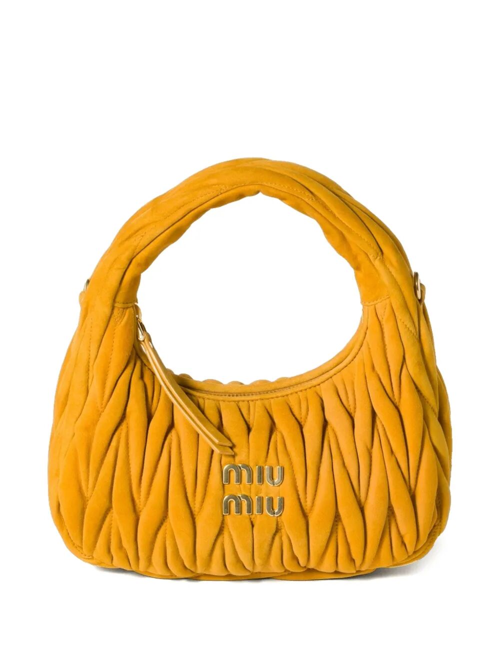 Miu Miu Women Small Wander Matelassé Suede Bag MIU MIU