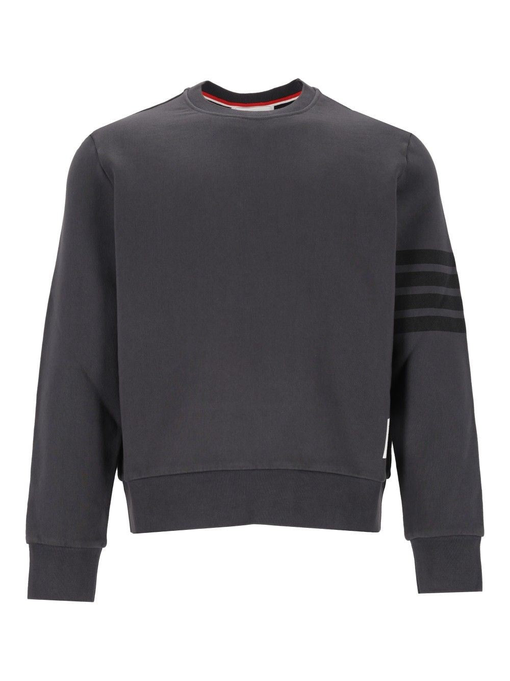 Thom Browne Men 4 Bar Cotton Jersey Sweatshirt THOM BROWNE