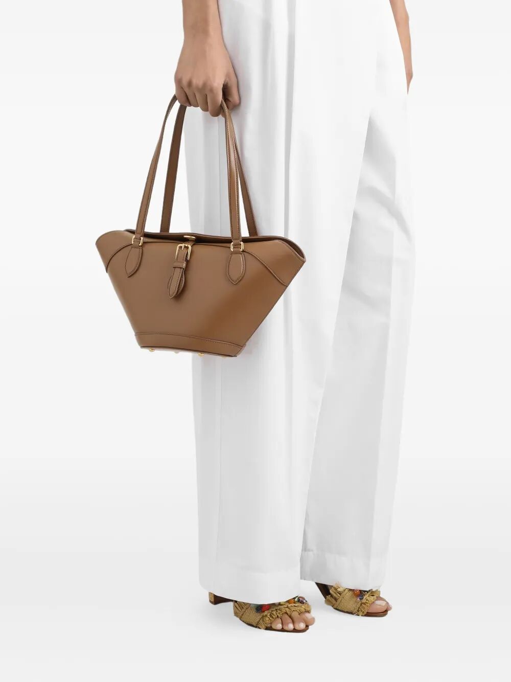 Dolce & Gabbana Women Capri Leather Shoulder Bag DOLCE & GABBANA