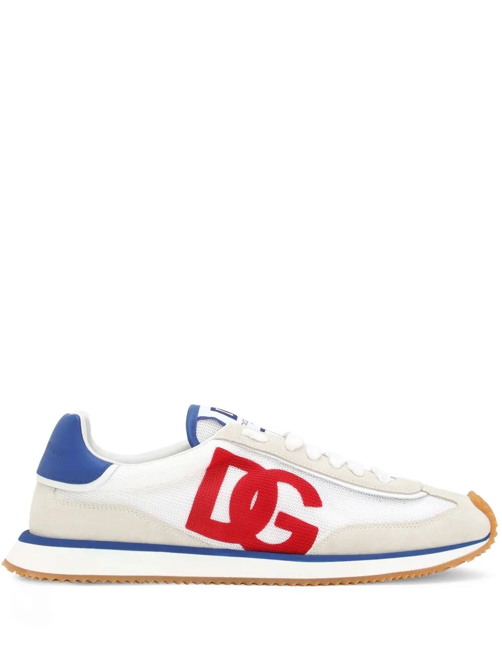 Dolce & Gabbana Men Suede And Mesh Dg Cushion Sneakers DOLCE & GABBANA