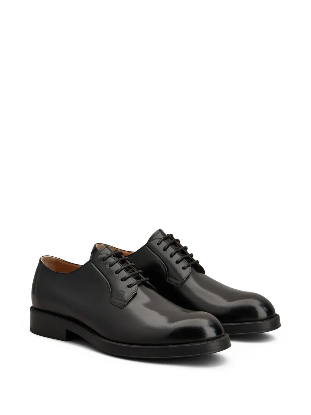 Tod's Men Almond Toe Leather Derby TOD'S