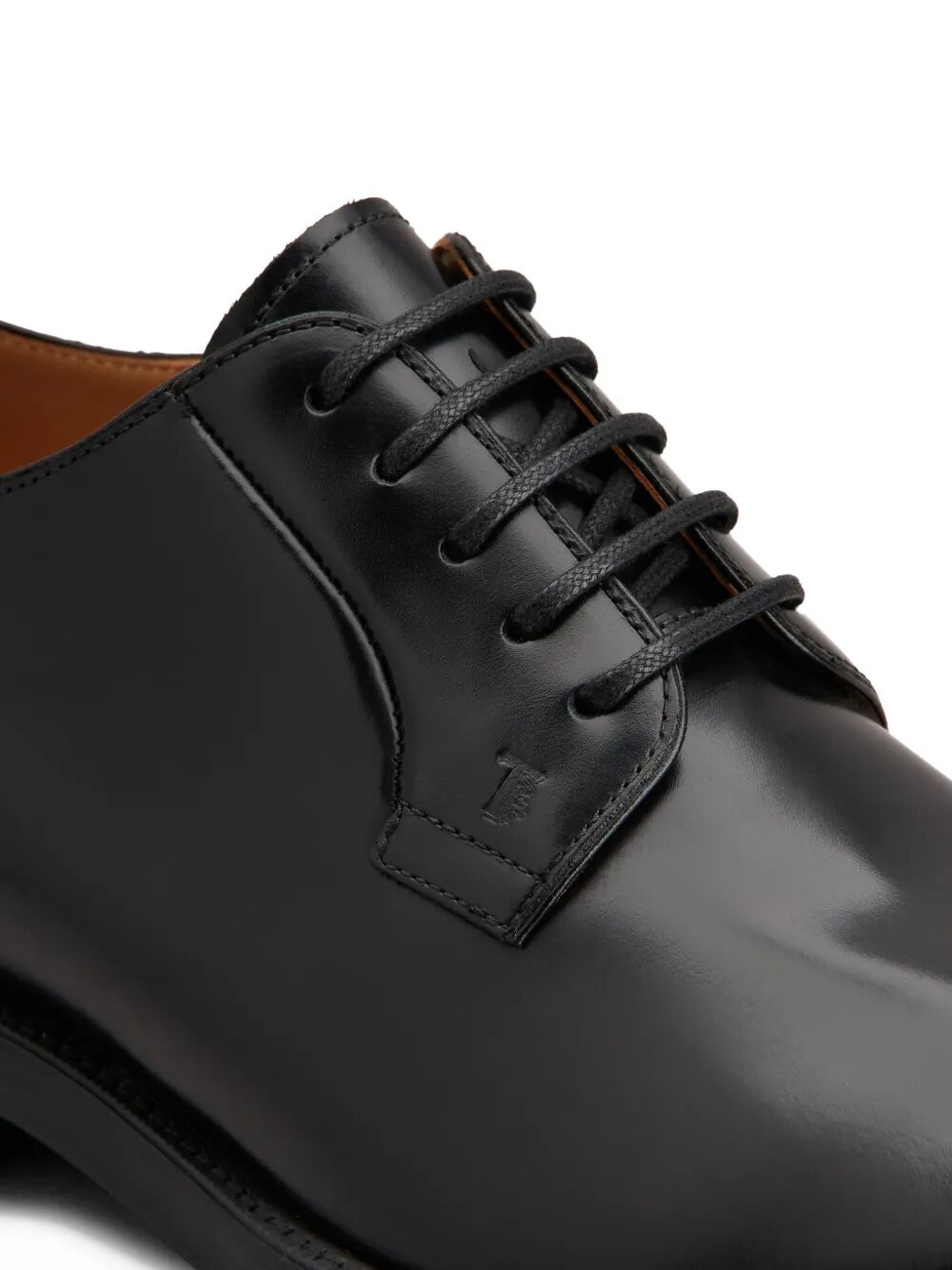 Tod's Men Almond Toe Leather Derby TOD'S