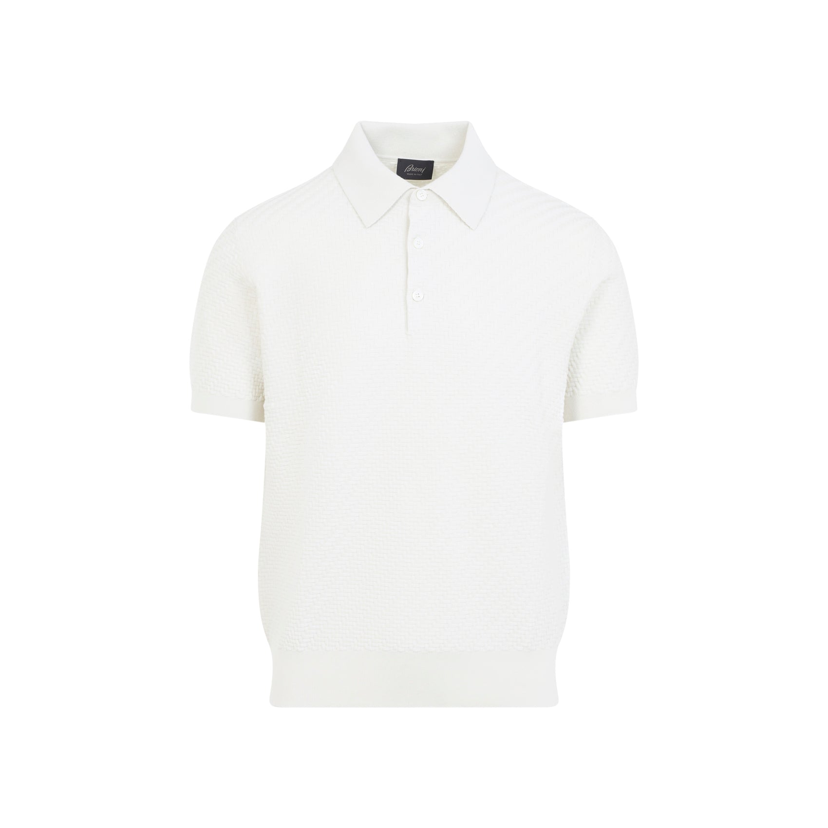 Brioni Cotton And Silk Polo Men BRIONI