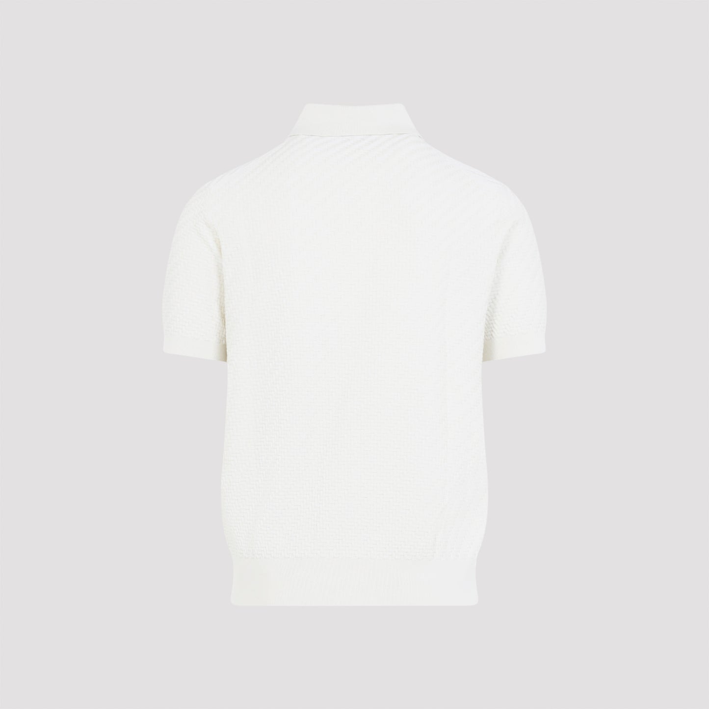 Brioni Cotton And Silk Polo Men BRIONI