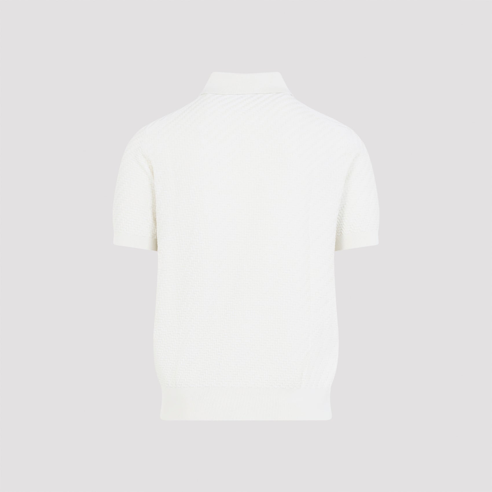 Brioni Cotton And Silk Polo Men BRIONI