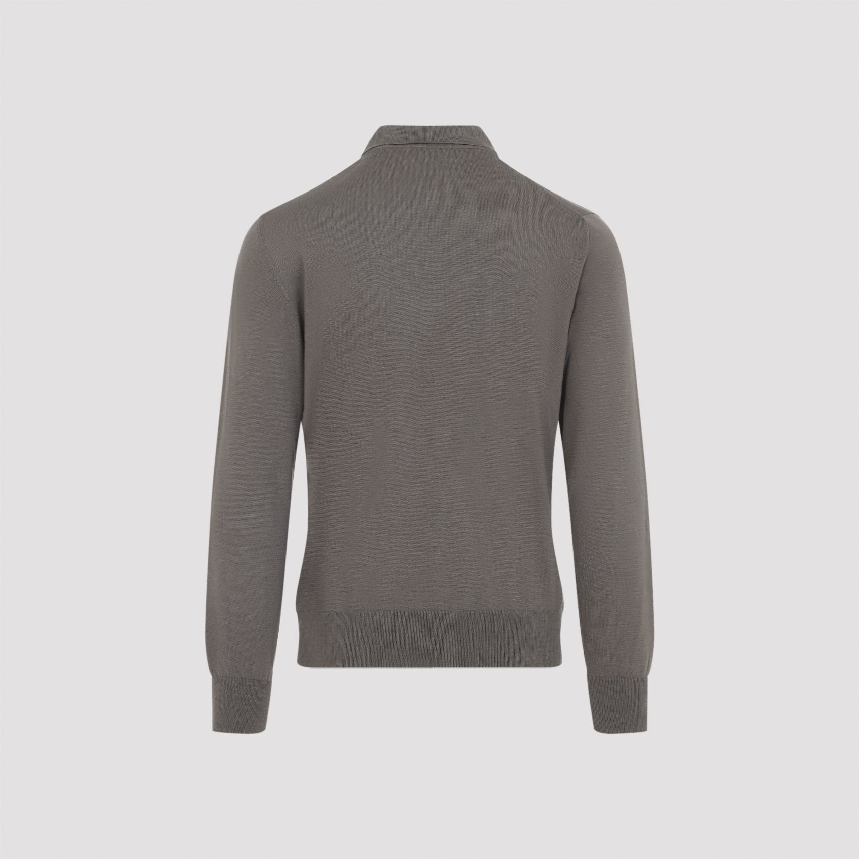 Brioni Long Sleeves Zip Polo Men BRIONI
